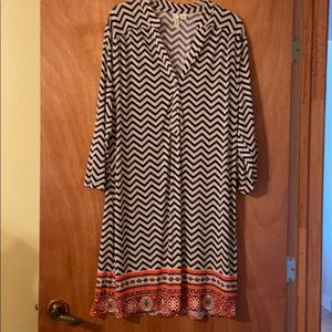 Tacera cool dress with adjustable sleeves (Rebecca)